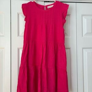 Vibrant Pink Women's Casual Dress